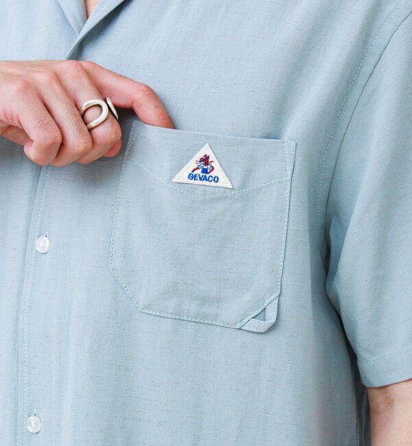 GLOSTER「【GEVACO/ゲバコ】イタリアンカラーシャツ」|シャツ・ブラウス|