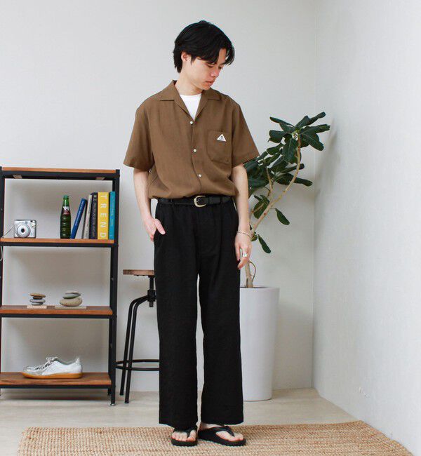 GLOSTER「【GEVACO/ゲバコ】イタリアンカラーシャツ」|シャツ・ブラウス|