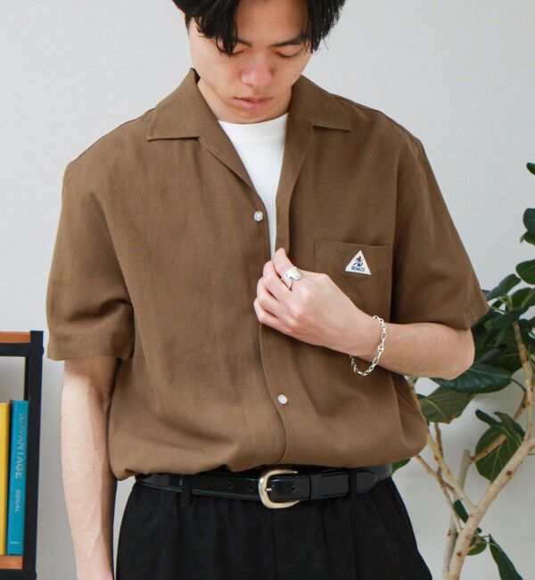 GLOSTER「【GEVACO/ゲバコ】イタリアンカラーシャツ」|シャツ・ブラウス|