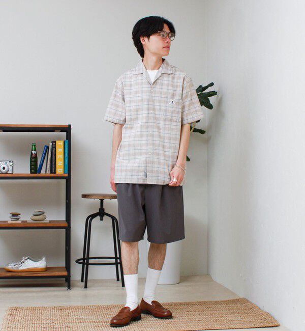 GLOSTER「【GEVACO/ゲバコ】イタリアンカラーシャツ」|シャツ・ブラウス|