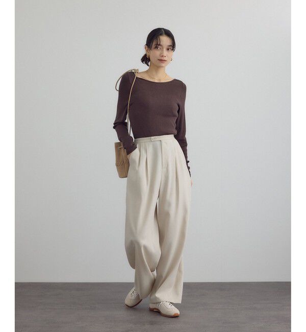 SALON adam et rope'「トレビラツイルカービーパンツ」|チノ|