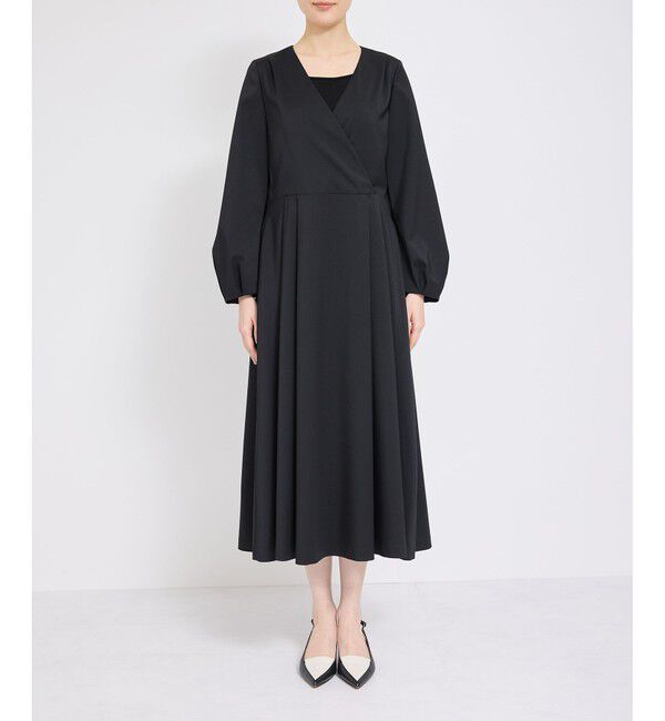 ROPE「タックフレアステッチワンピース」|ワンピース|