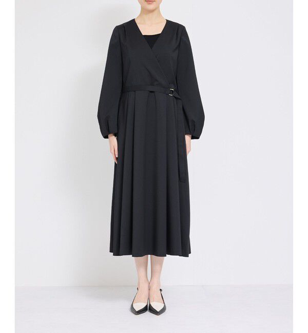 ROPE「タックフレアステッチワンピース」|ワンピース|