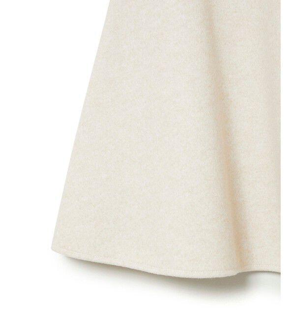 VIS「【洗える】ジャージメルトンニーレングスセミフレアスカート」|スカート|