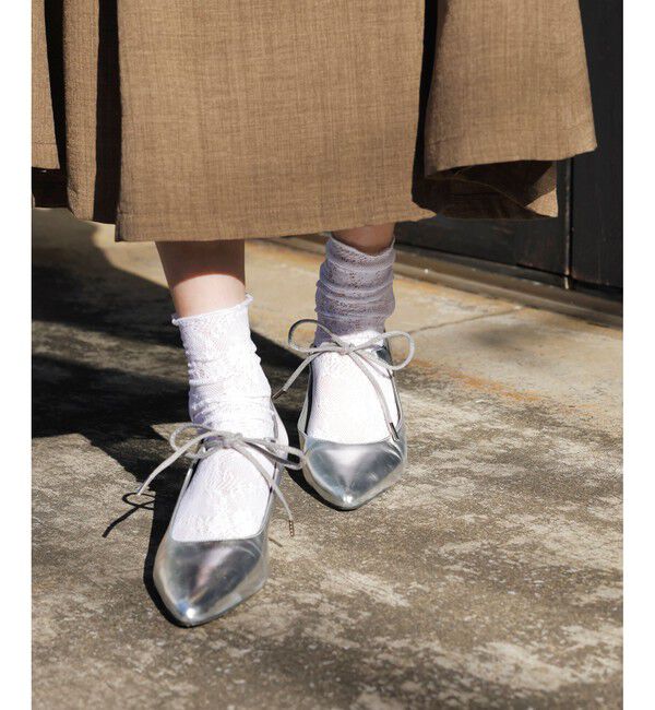 VIS「リボンヒールパンプス」|パンプス|