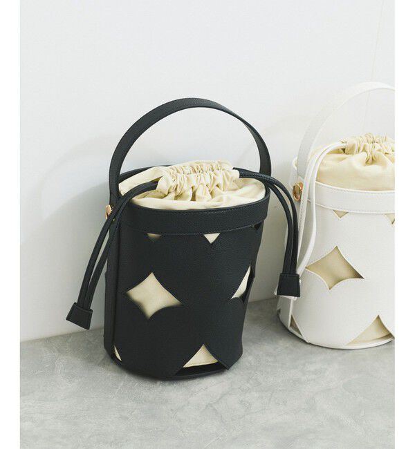 VIS「カットワーク2WAYバッグ」|ハンドバッグ|