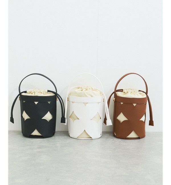 VIS「カットワーク2WAYバッグ」|ハンドバッグ|