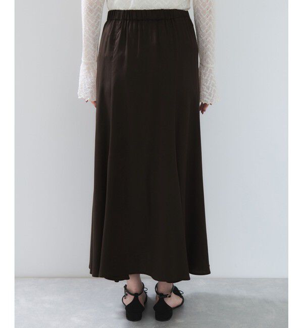 VIS「フィブリルサテン＆レースアソートマーメイドスカート」|スカート|