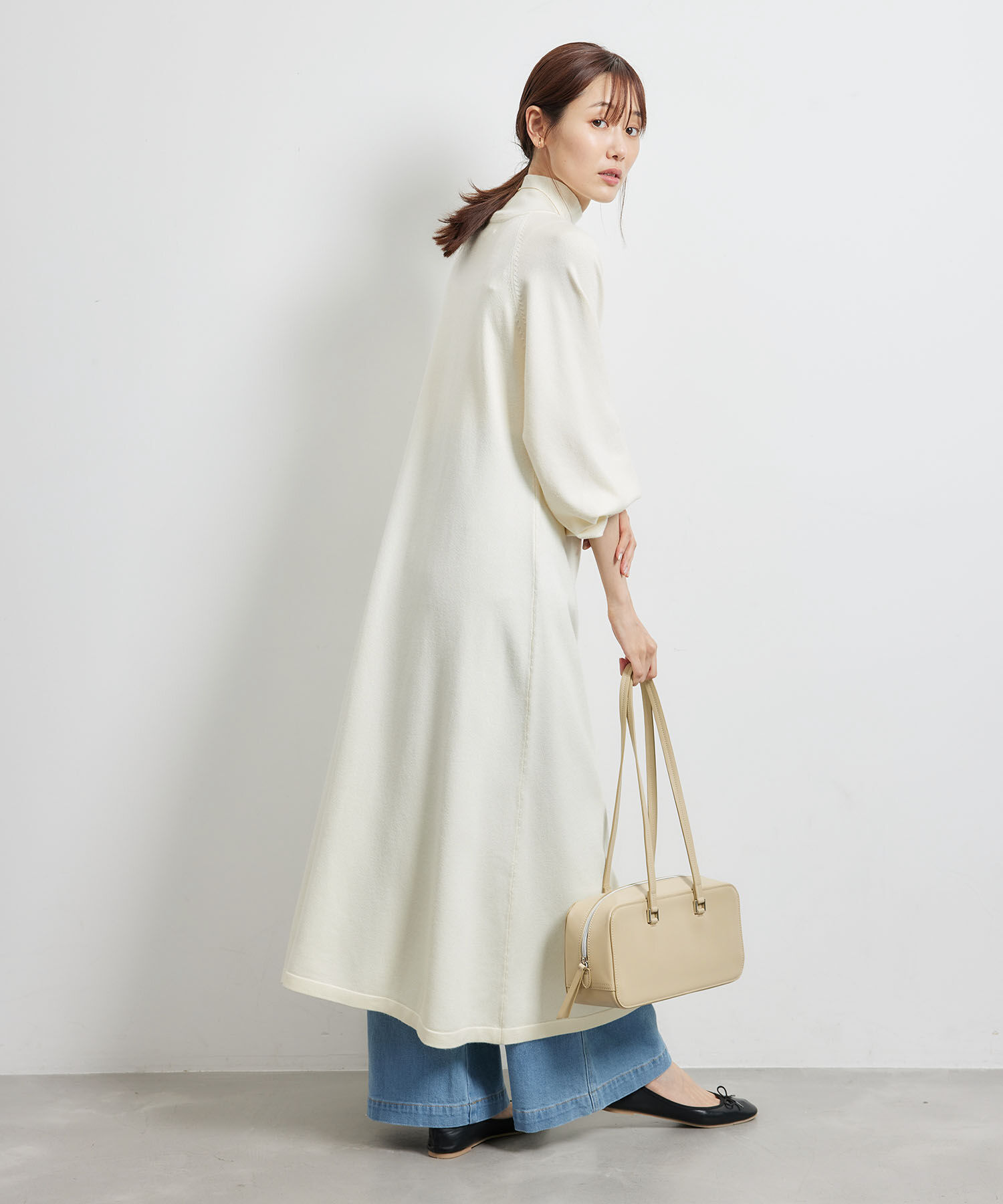 Rope&rsquo;Picnic「ハイネックニットワンピース/アンチピリング」|ワンピース|