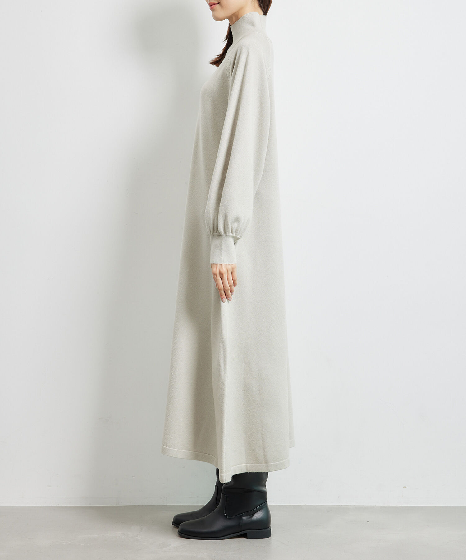 Rope&rsquo;Picnic「ハイネックニットワンピース/アンチピリング」|ワンピース|