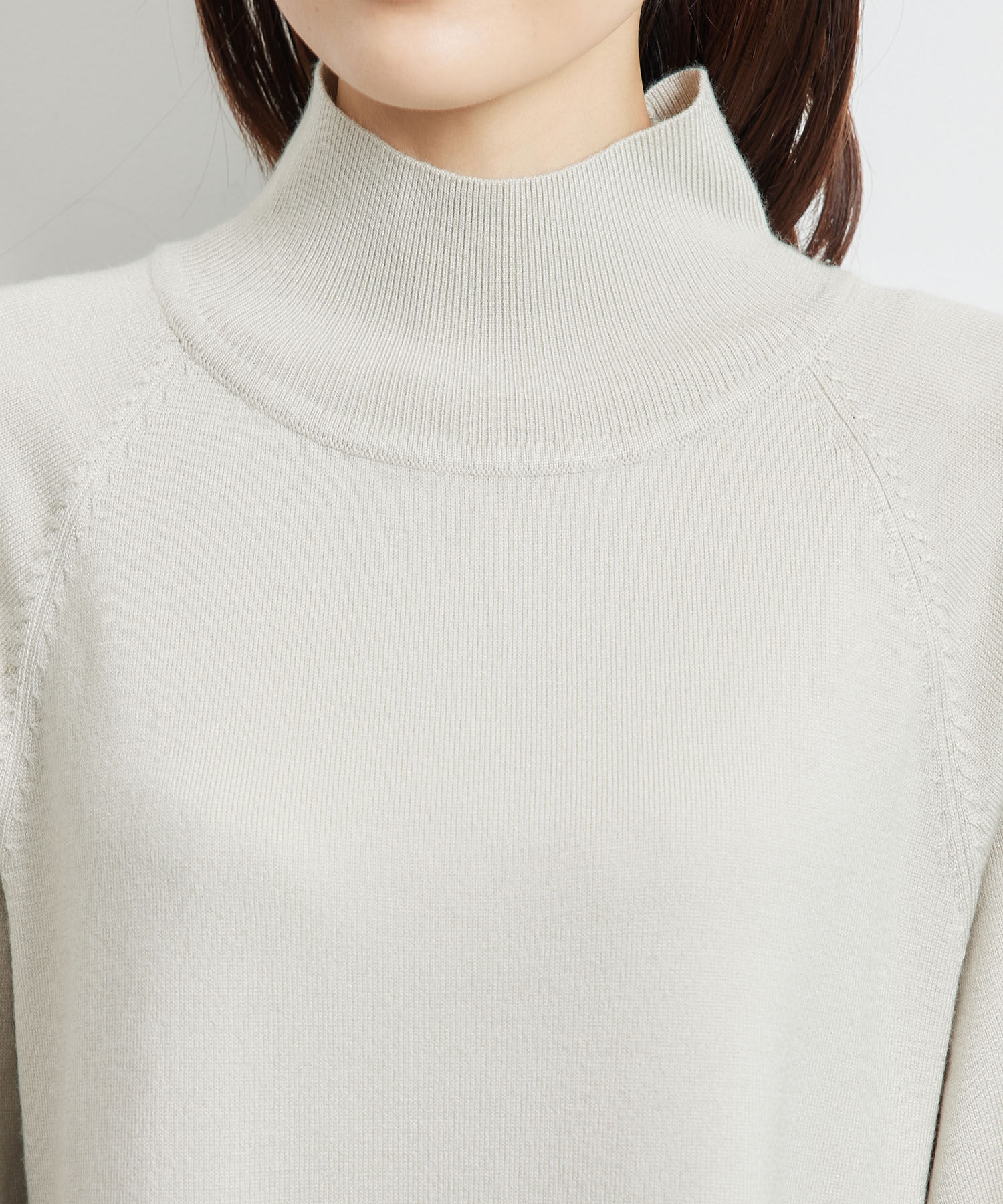 Rope&rsquo;Picnic「ハイネックニットワンピース/アンチピリング」|ワンピース|