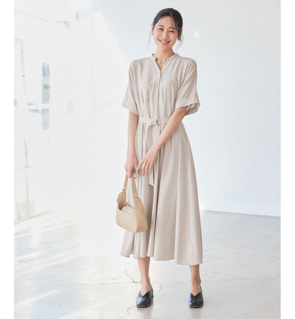 Rope&rsquo;Picnic「【3サイズ展開】シャツコンシャス半袖ワンピース」|ワンピース|