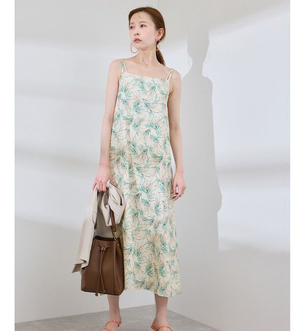 Rope&rsquo;Picnic「【前後2WAY】ガーデンフラワーキャミワンピース/リンクコーデ」|ワンピース|