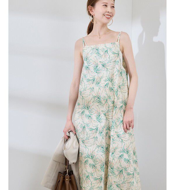 Rope&rsquo;Picnic「【前後2WAY】ガーデンフラワーキャミワンピース/リンクコーデ」|ワンピース|