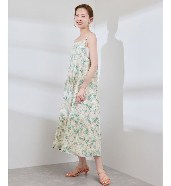 Rope&rsquo;Picnic「【前後2WAY】ガーデンフラワーキャミワンピース/リンクコーデ」|ワンピース|