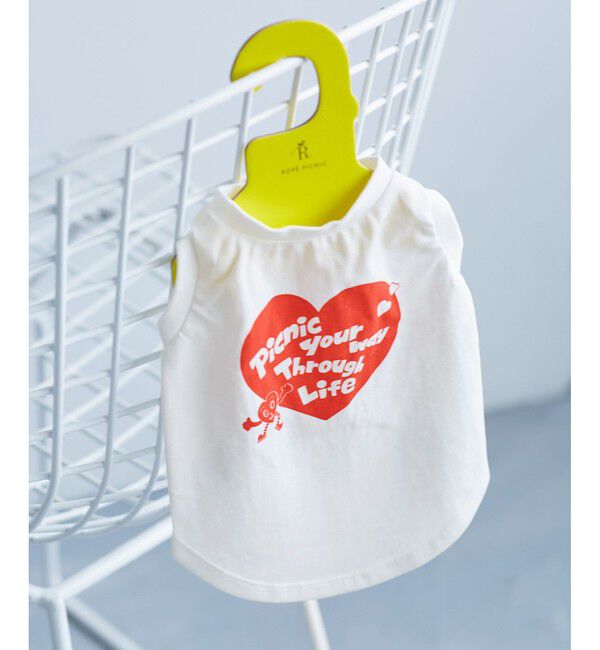 ROPE PICNIC PASSAGE「【Chocomoo&times;ROPE' PICNIC】【DOG】【接触冷感】ロゴTシャツ」|その他|