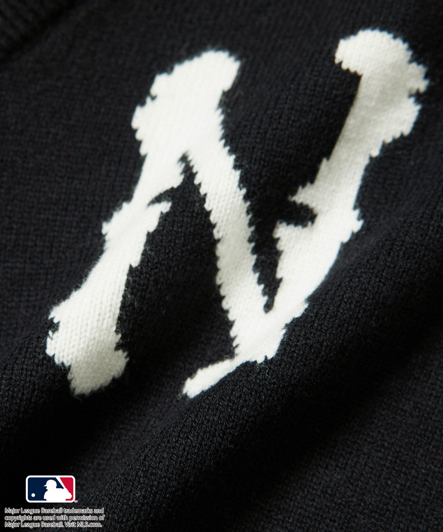 ADAM ET ROPE'「【MLB COLLECTION BY JUN】クラシックロゴニットベスト」|ベスト・ジレ|