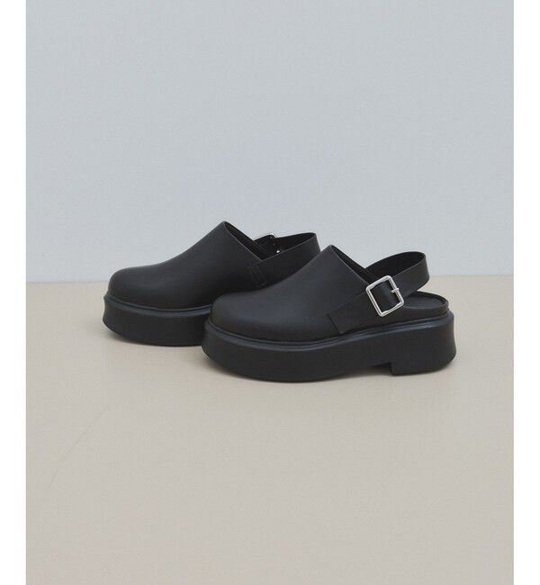 ADAM ET ROPE'「【定番人気】・【新色追加】ボリュームソールベルトクロッグ」|サンダル|