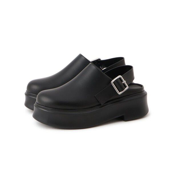 ADAM ET ROPE'「【定番人気】・【新色追加】ボリュームソールベルトクロッグ」|サンダル|