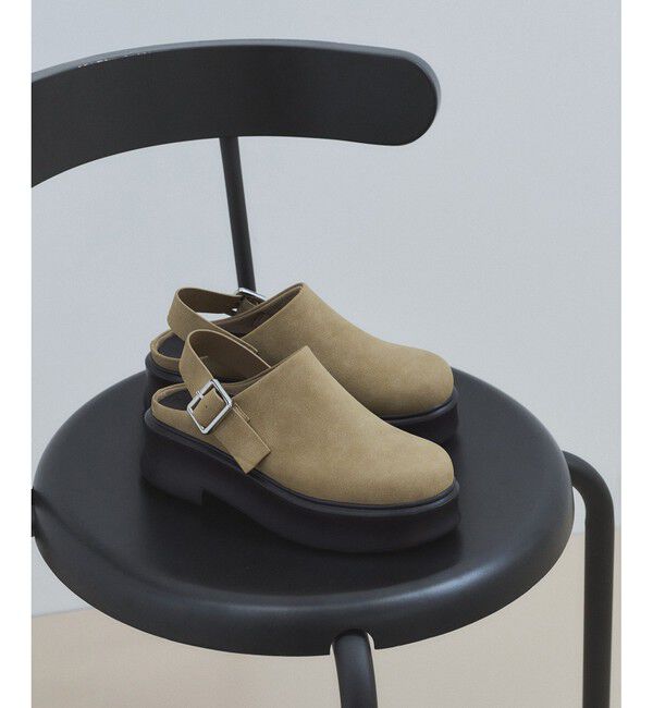 ADAM ET ROPE'「【定番人気】・【新色追加】ボリュームソールベルトクロッグ」|サンダル|