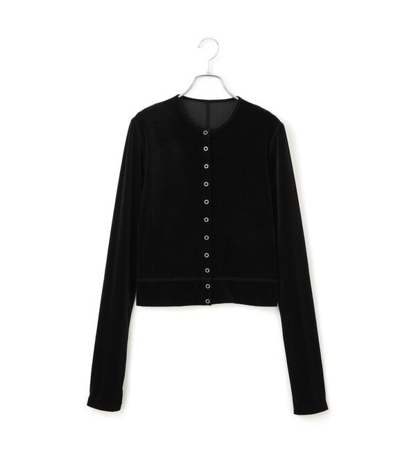 ADAM ET ROPE'「マルチWAYシアートリコットベロアカーディガン」|カーディガン|