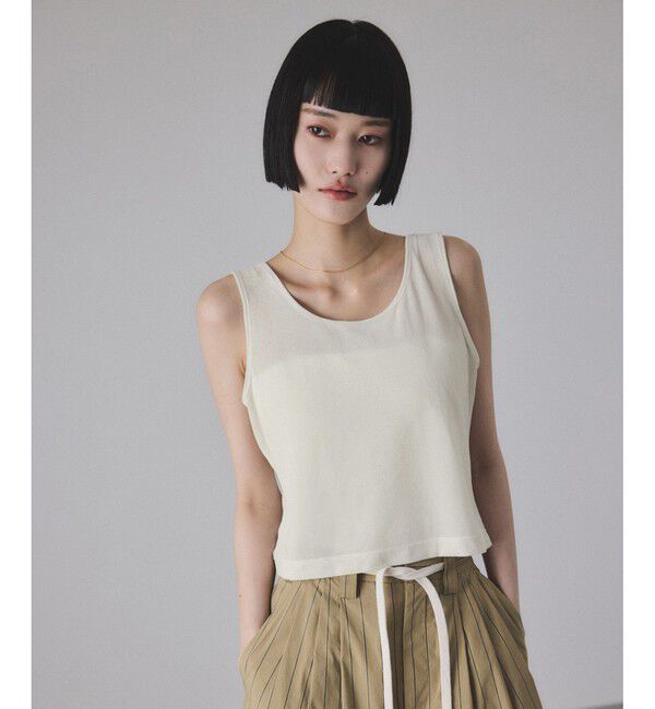 ADAM ET ROPE'「マルチWAYシアートリコットベロアカーディガン」|カーディガン|