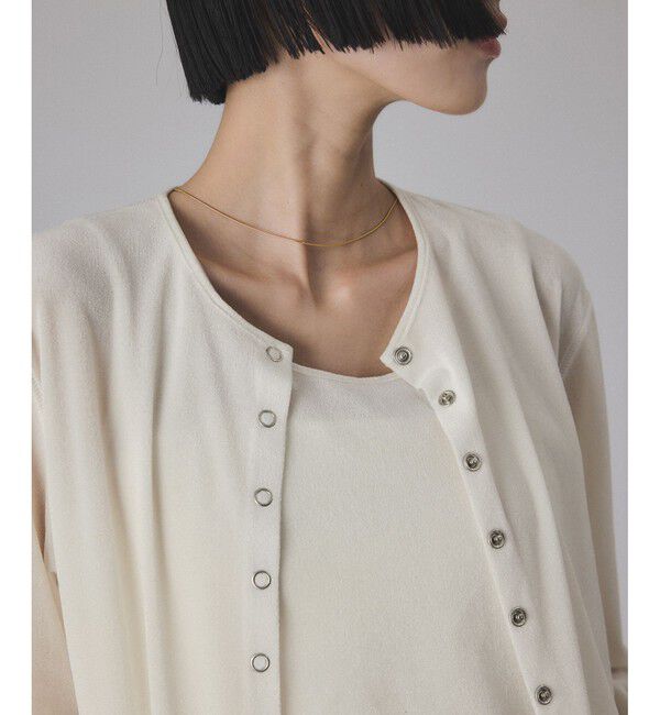 ADAM ET ROPE'「マルチWAYシアートリコットベロアカーディガン」|カーディガン|