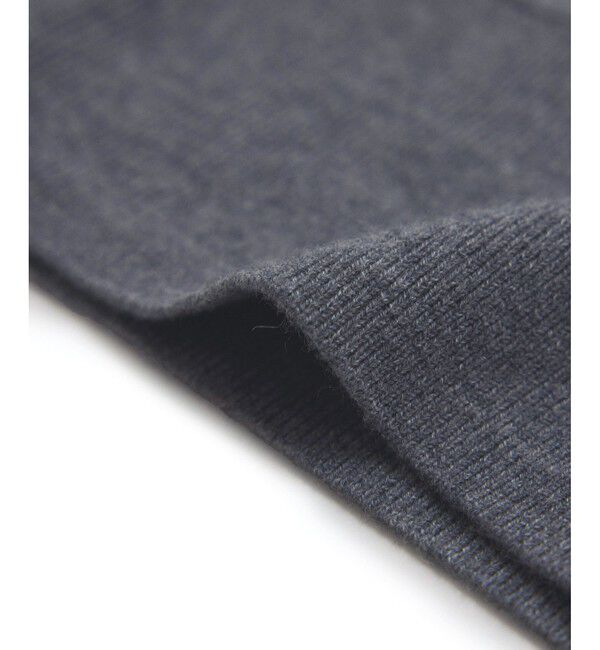 ADAM ET ROPE'「梳毛クルーネックカーディガンストールセット」|カーディガン|