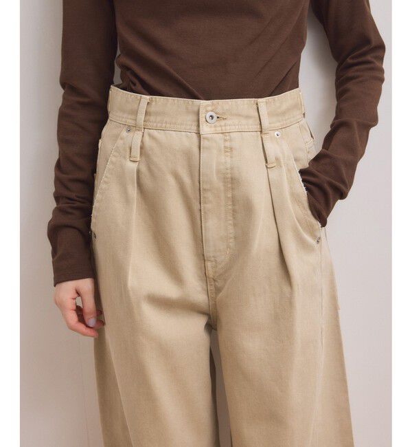 ADAM ET ROPE'「【WEB限定】・【サステナブル】ディープライズワイドデニム」|デニム|