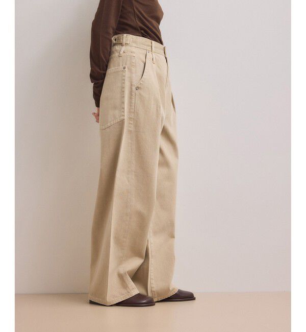 ADAM ET ROPE'「【WEB限定】・【サステナブル】ディープライズワイドデニム」|デニム|