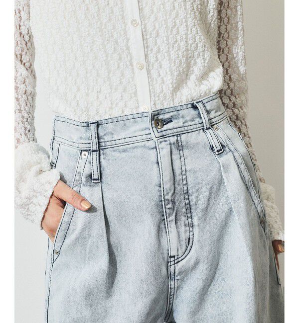 ADAM ET ROPE'「【WEB限定】・【サステナブル】ディープライズワイドデニム」|デニム|