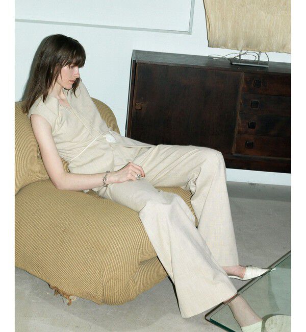 ADAM ET ROPE'「【EMOELLE】Stone like shell necklace」|ネックレス|