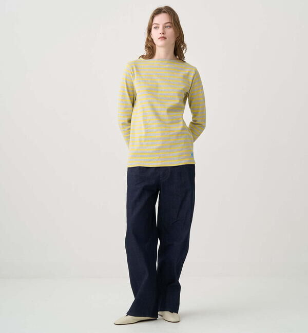 ORCIVAL「ORCIVAL | コットンドライツイル ワイドカーブパンツ WOMEN」|デニム|