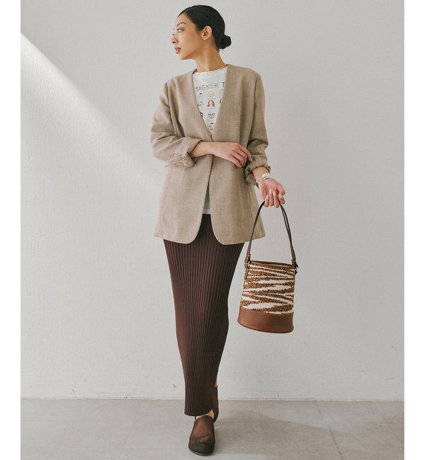  「ニットフィットスカート」|スカート|