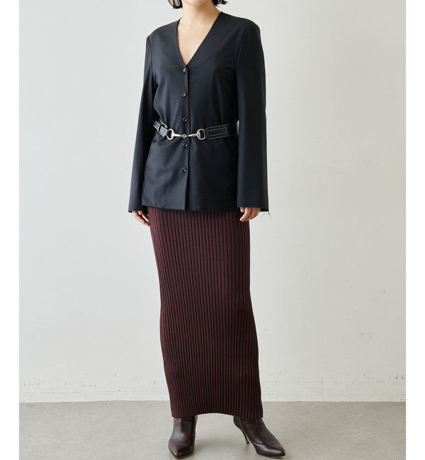  「ニットフィットスカート」|スカート|