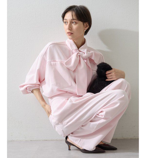  「ラップデニムパンツ」|デニム|