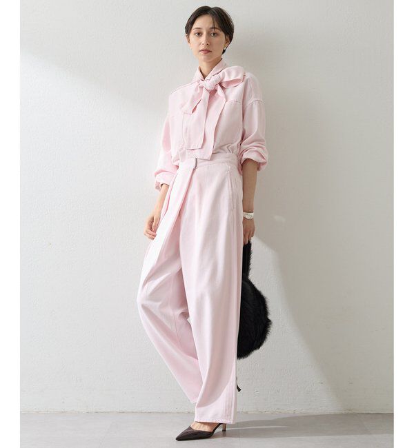  「ラップデニムパンツ」|デニム|