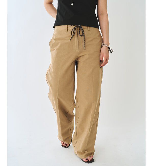  「＜WEB限定＞【Nuition】ドロストチノパンツ」|チノ|