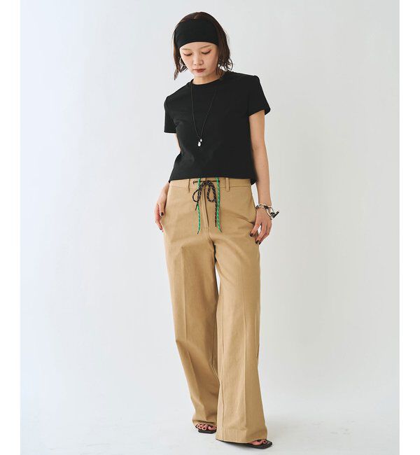  「＜WEB限定＞【Nuition】ドロストチノパンツ」|チノ|