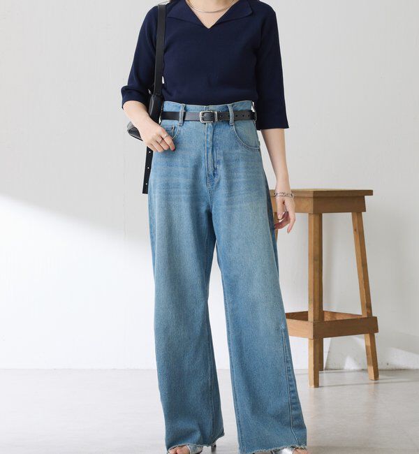  「【累計販売2.５万本】ブルージュデニム」|デニム|