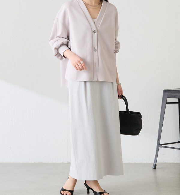  「《WEB限定/気温調整に◎》メタル釦ジョーゼットカーディガン」|Tシャツ・カットソー|