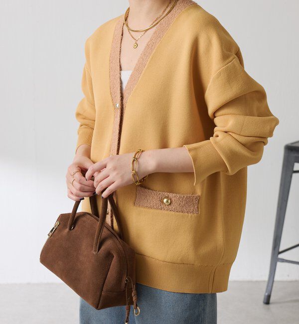  「ハーフミラノニットカーディガン」|ニット・セーター|