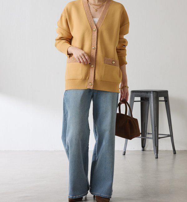  「ハーフミラノニットカーディガン」|ニット・セーター|