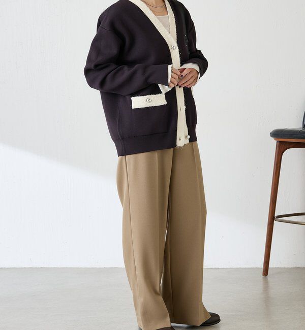  「ハーフミラノニットカーディガン」|ニット・セーター|