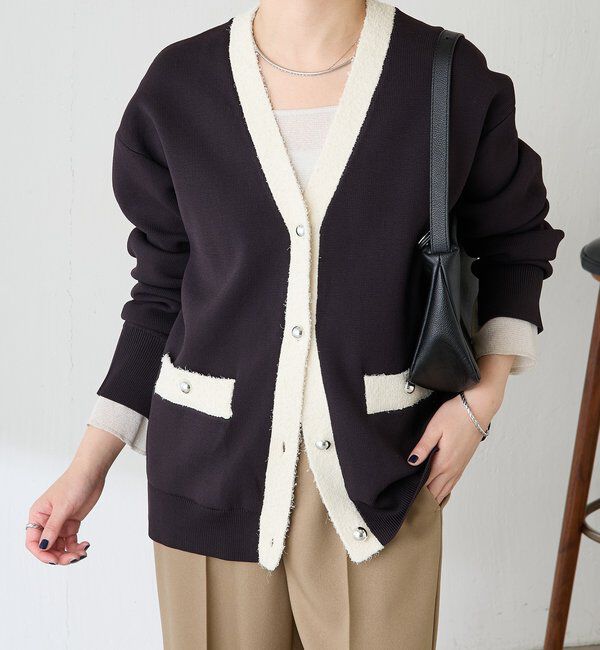  「ハーフミラノニットカーディガン」|ニット・セーター|