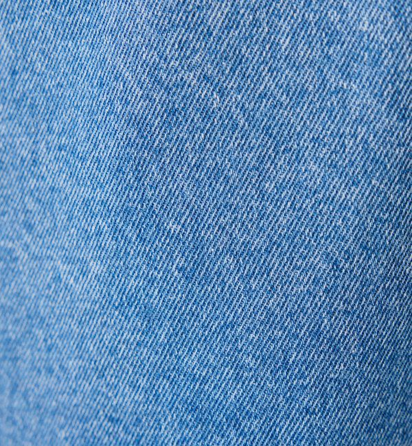  「Q.anos フレアデニムロンパース」|デニム|