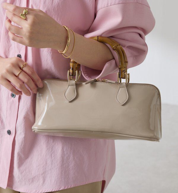  「【PAPILLONNER/パピヨネ】バンブーハンドルバッグ」|その他|