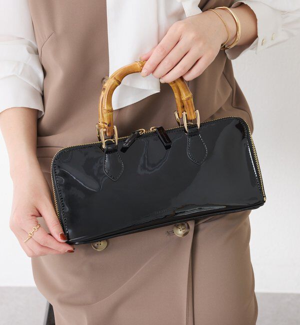  「【PAPILLONNER/パピヨネ】バンブーハンドルバッグ」|その他|