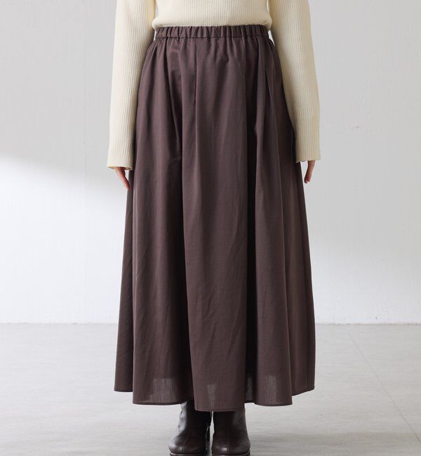  「タックフレアーシアースカート」|スカート|