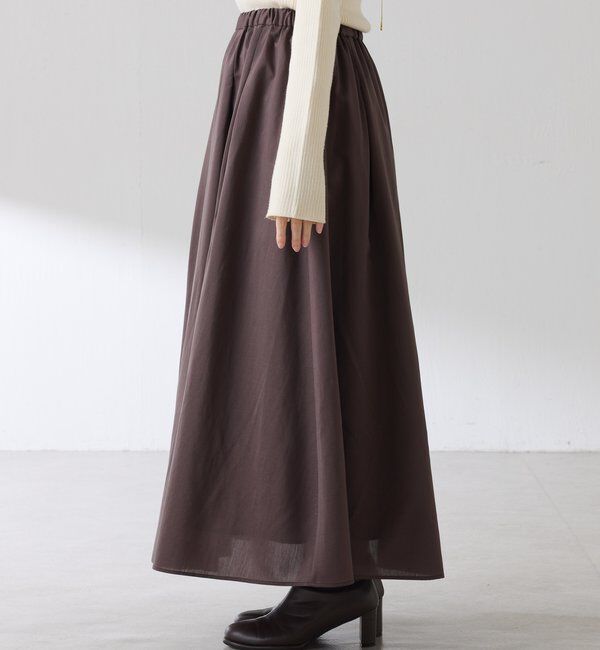  「タックフレアーシアースカート」|スカート|